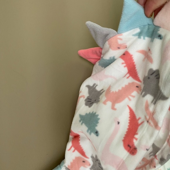 Carter’s Baby Girls Dinosaur Winter Jumpsuit - Picture 4 of 6